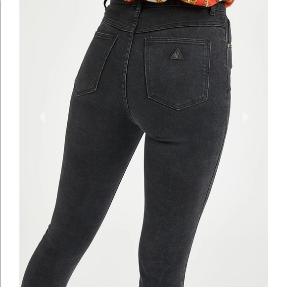 Abrand Jeans High Skinny Ankle Basher- Graphite - Picture 1 of 7